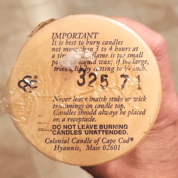 Colonial Candle Of Cape Cod Pillar Candle - Picture 4 of 4